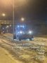 Кадры ночных работ по уборке снега по ул. Богдана Чижика