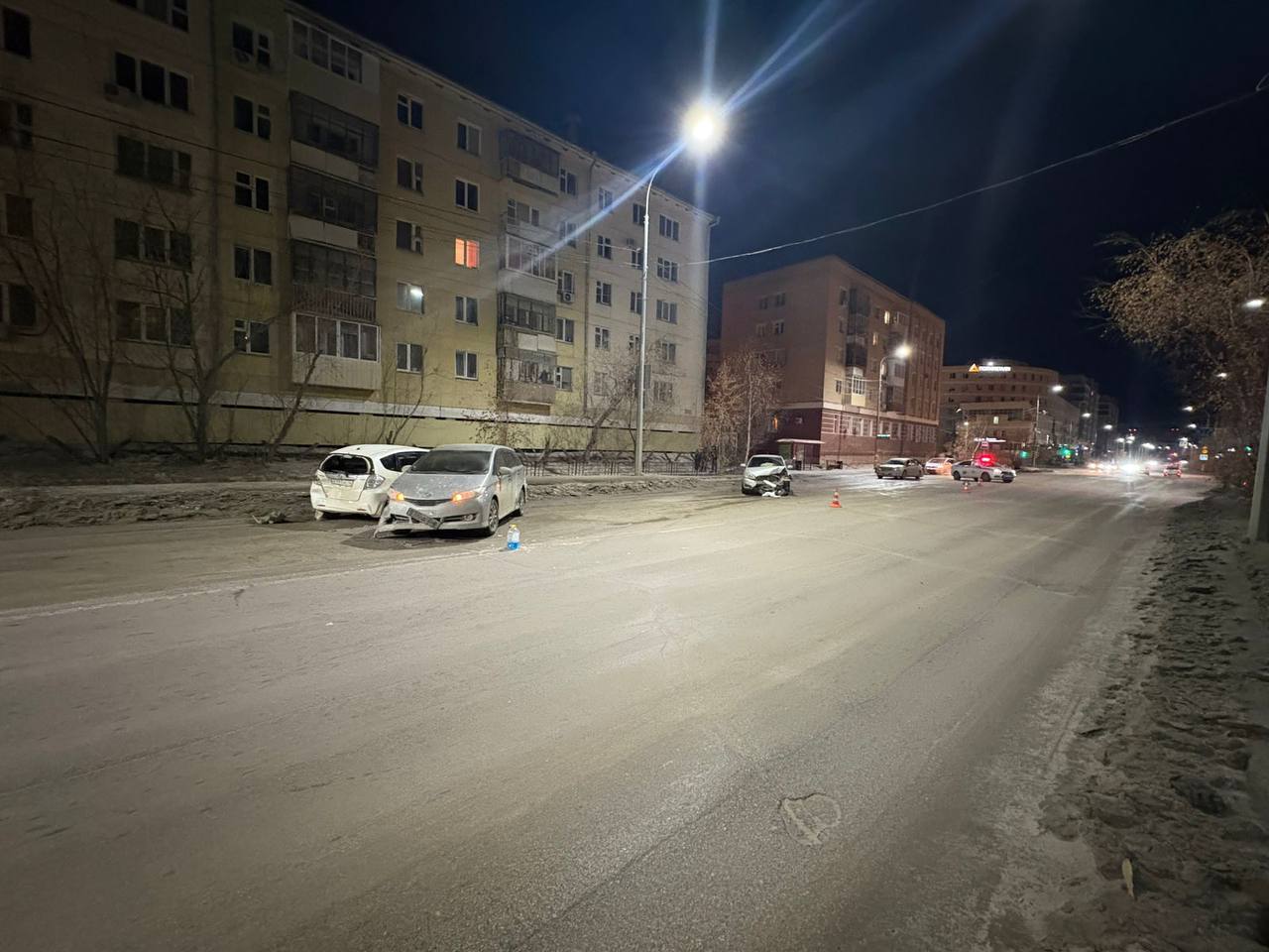 За прошедшие сутки на территории г. Якутска зарегистрировано 12 ДТП, в двух из них получили травмы 5 человек