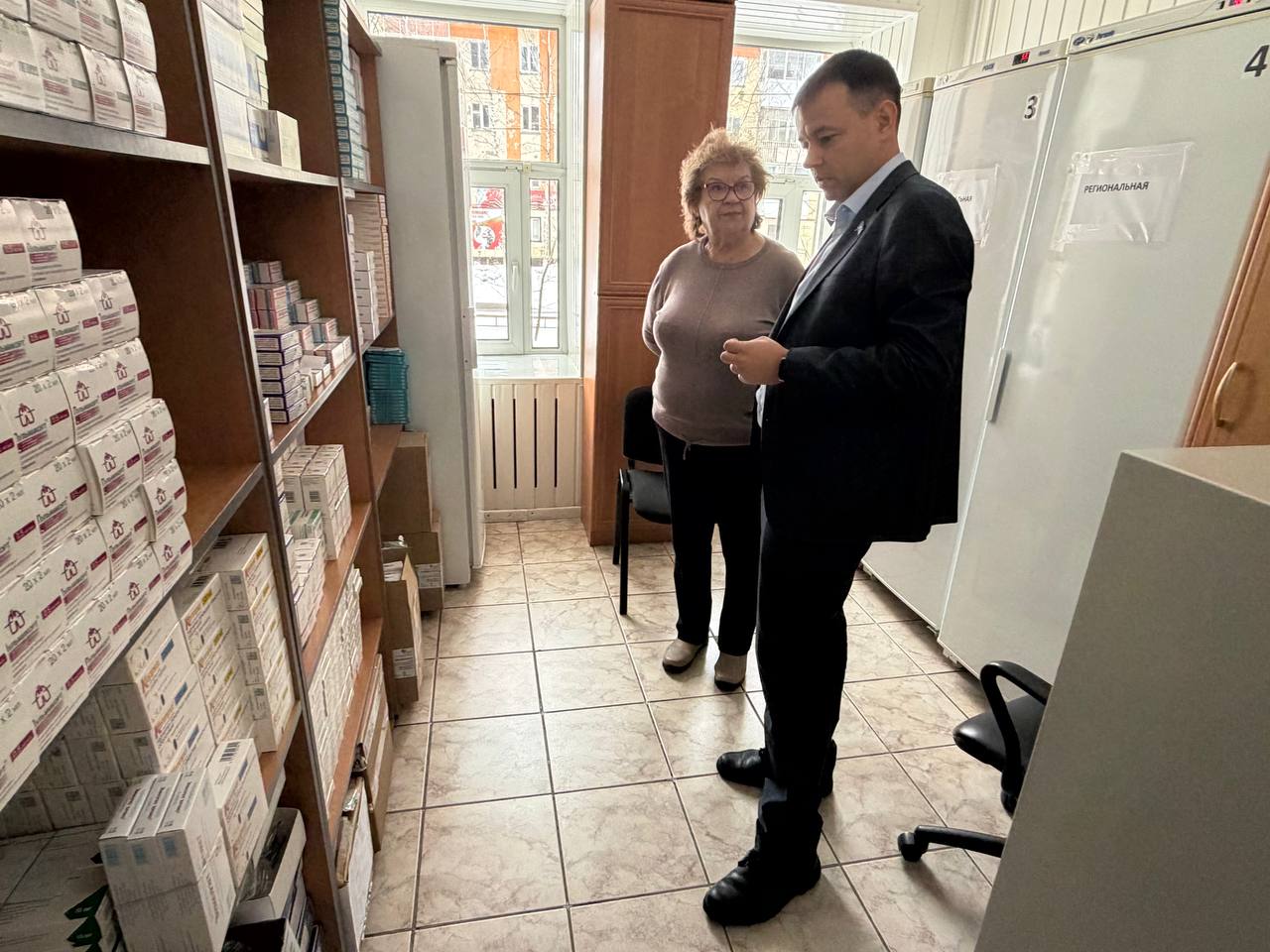 #здравоохранение. Иван Луцкан оценил систему льготного лекарственного обеспечения и работу поликлиники в Ленске В рамках рабочей поездки по западным районам республики заместитель председателя Комитета по охране здоровья... #здравоохранение. Иван Луцкан оценил систему льготного лекарственного обеспечения и работу поликлиники в Ленске В рамках рабочей поездки по западным районам республики заместитель председателя Комитета по охране здоровья...