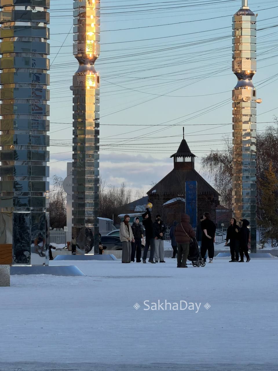 Уличный волейбол. #дляsakhaday Уличный волейбол. #дляsakhaday