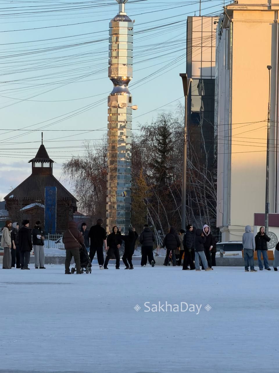 Уличный волейбол. #дляsakhaday