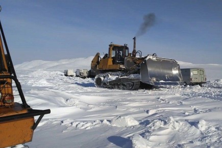 В Усть-Янском районе из-за непогоды закрыта трасса Усть-Куйга - Депутатский