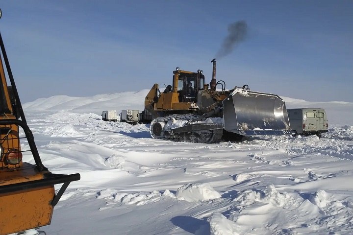 В Усть-Янском районе из-за непогоды закрыта трасса Усть-Куйга - Депутатский