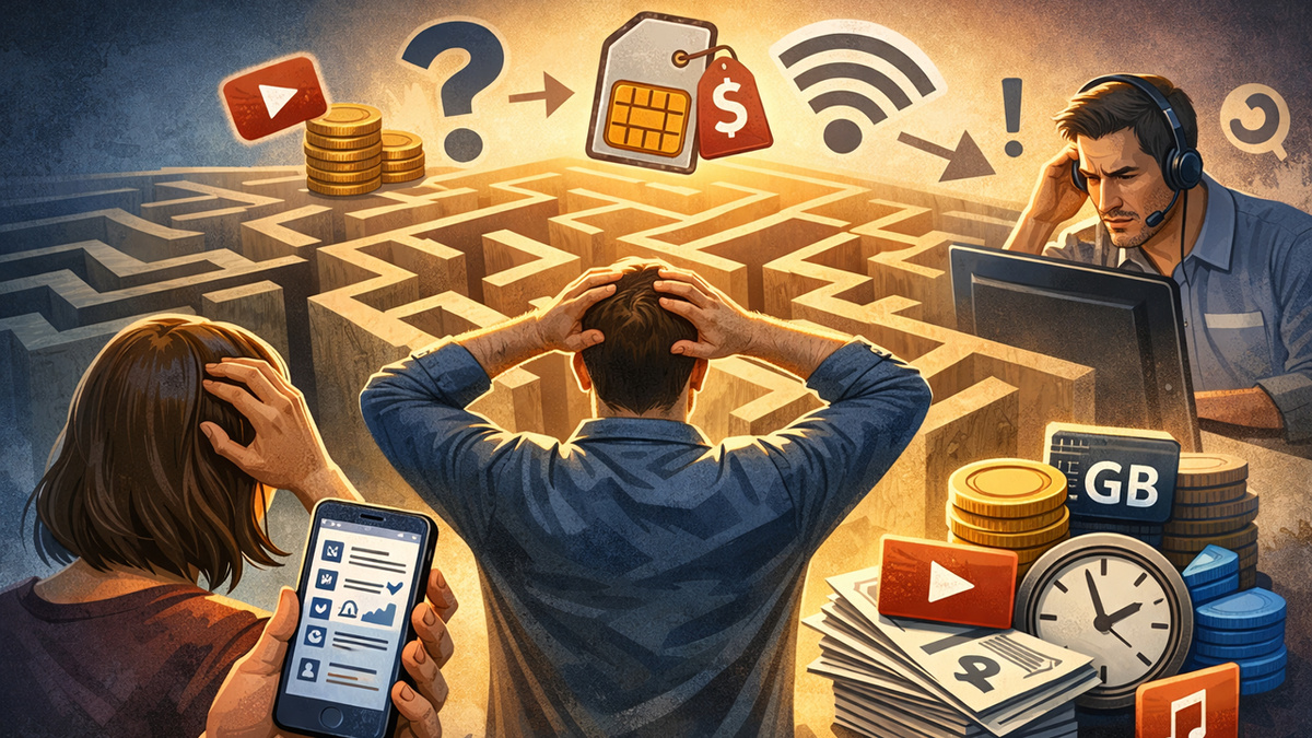 Тарифный хаос: почти треть россиян предпочла бы не вникать в предложения операторов