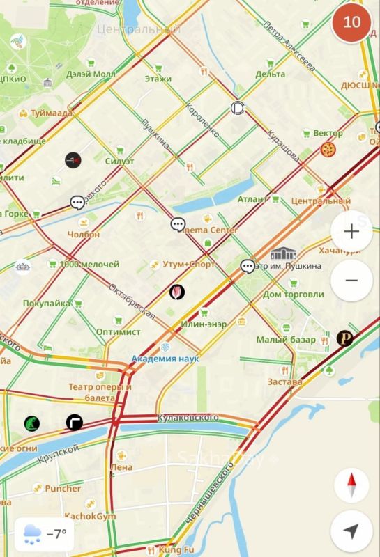 ������ 10 �� 10 ������. ������� ����� ����, ������ ���� �� 9 ������