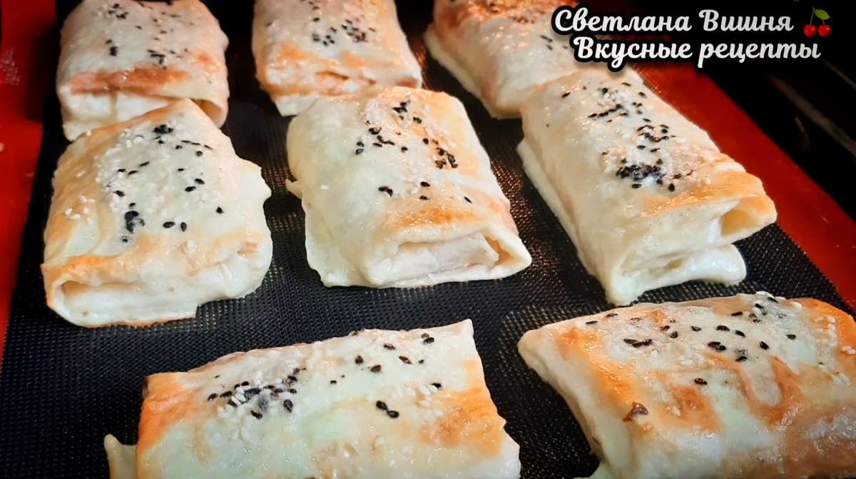 Лаваш в конвертиках: простой и вкусный завтрак