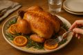 Запечённая курица с апельсинами и розмарином: как создать праздничное настроение у себя дома