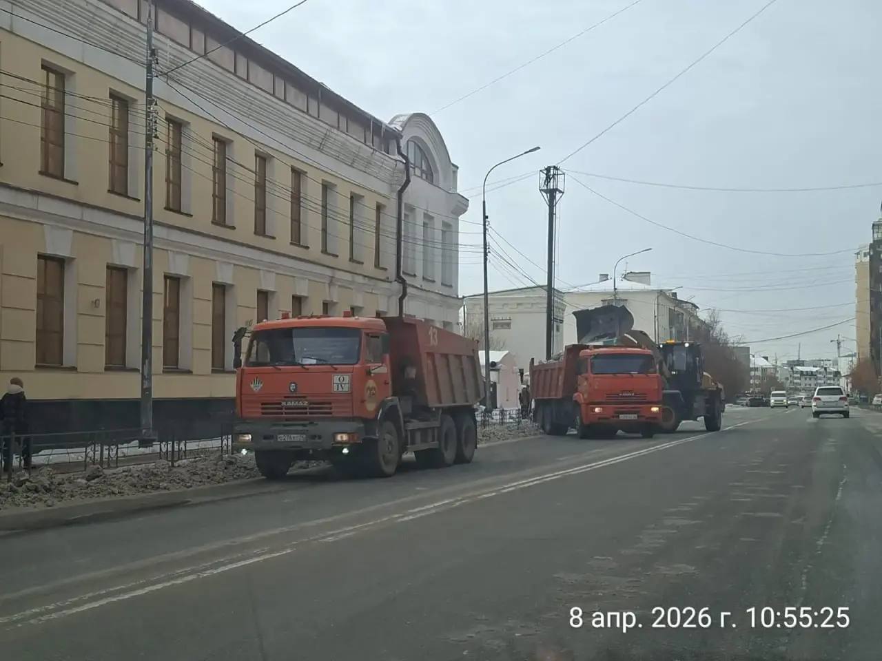 Погрузка снега, ул. Ярославского
