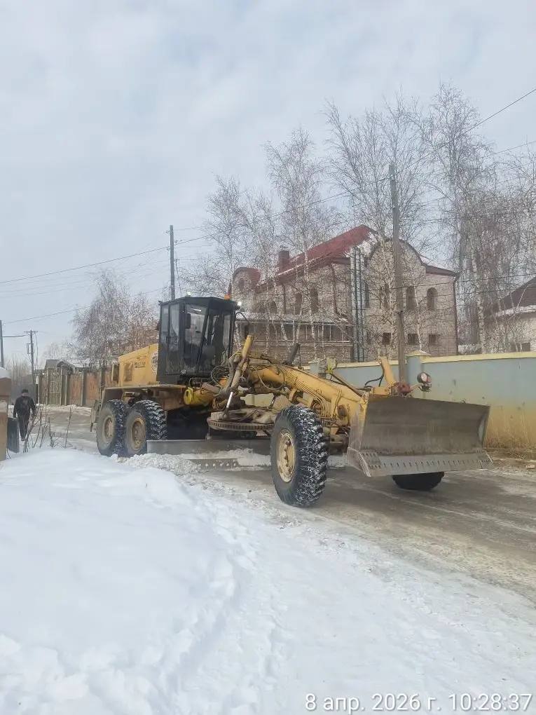 Грейдирование проезжей части, ул Гимеинская Грейдирование проезжей части, ул Гимеинская