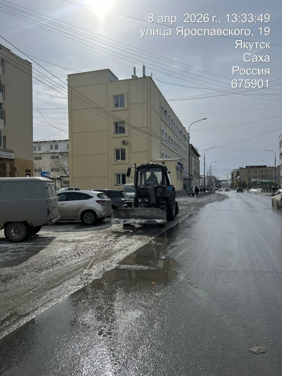 Погрузка снега, ул. Ярославского Погрузка снега, ул. Ярославского