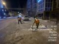 Подготовка к вывозу снега, ул. Орджоникидзе