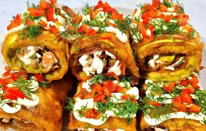 Рулеты из кабачков с крабовыми палочками: новый взгляд на классический рецепт