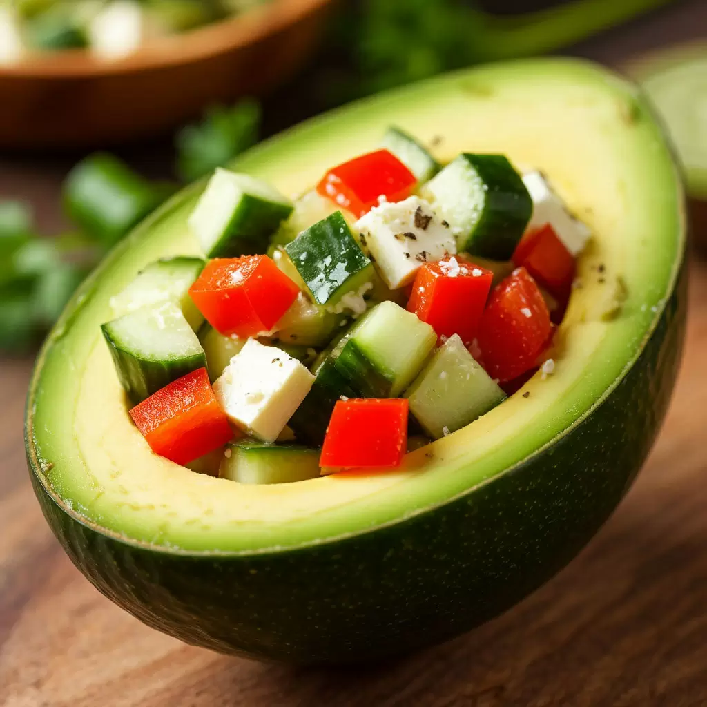 Наслаждайтесь утренним настроением с салатом из авокадо