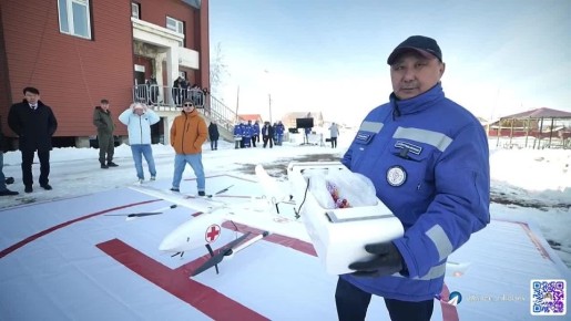 Айсен Николаев: Сегодня в Якутии дали старт проекту «МедБПЛА» - системе доставки лекарств и биоматериалов с помощью беспилотников