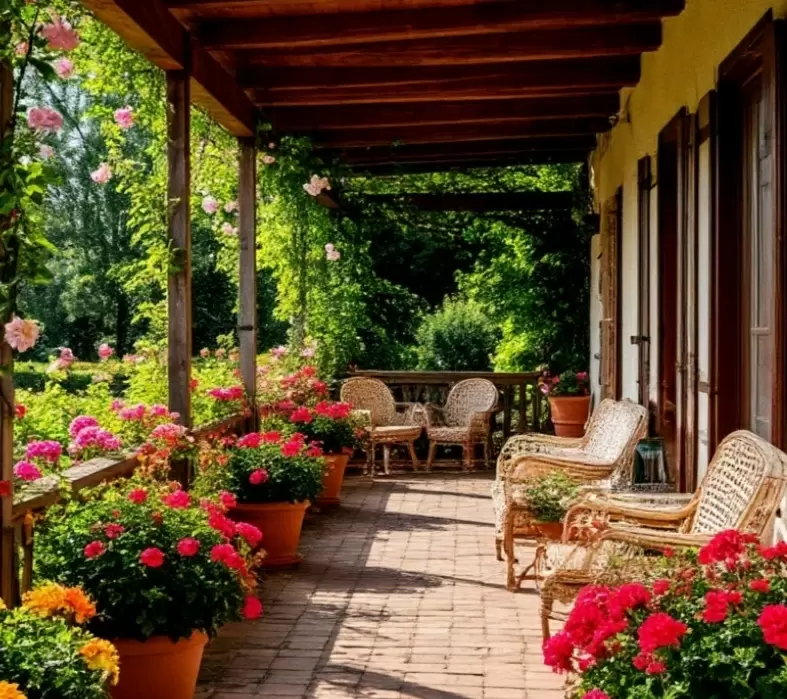 Преображение дачи: как веранда и грядки стали настоящими уютными уголками