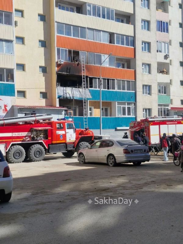 Пожар. На Кузьмина 30/2 горела квартира