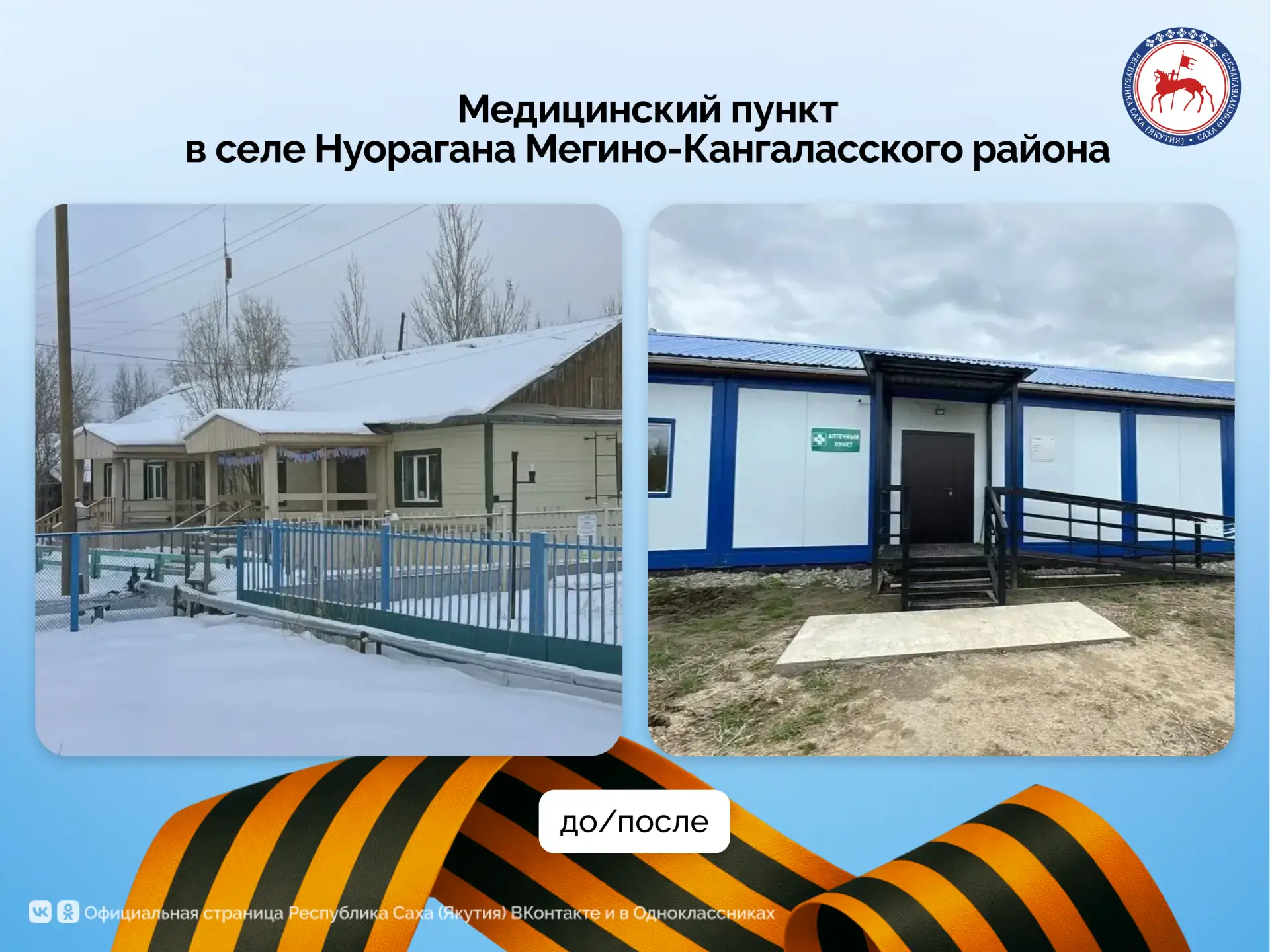 В 2024 году в селе Нуорагана Мегино-Кангаласского района был введен в работу медицинский пункт по нацпроекту