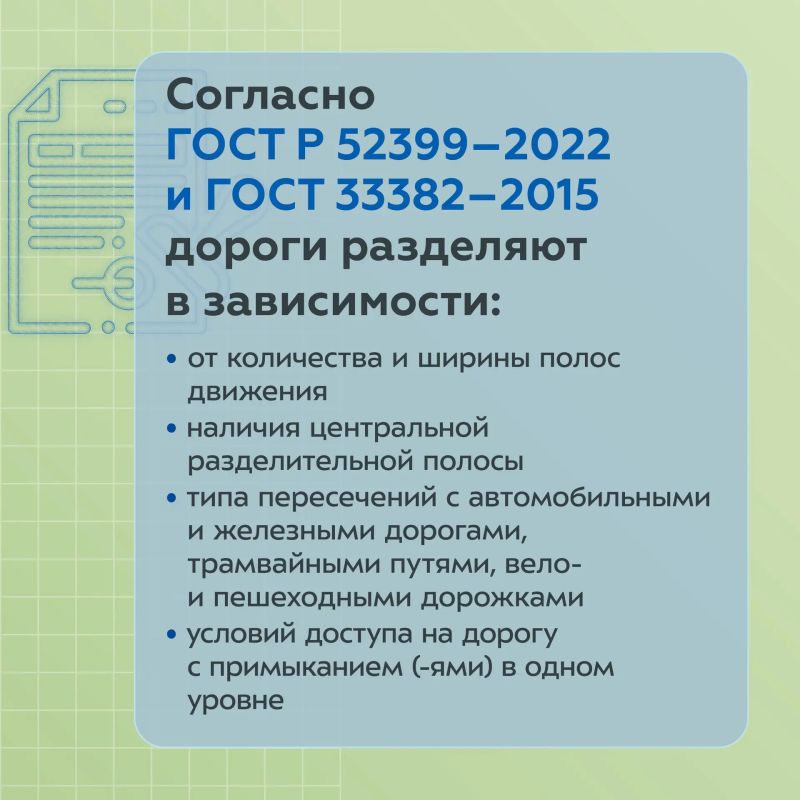 Знаете ли вы, что автодороги имеют свою классификацию? Знаете ли вы, что автодороги имеют свою классификацию?
