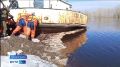 В Якутии продолжается активный ледоход на реке Лене