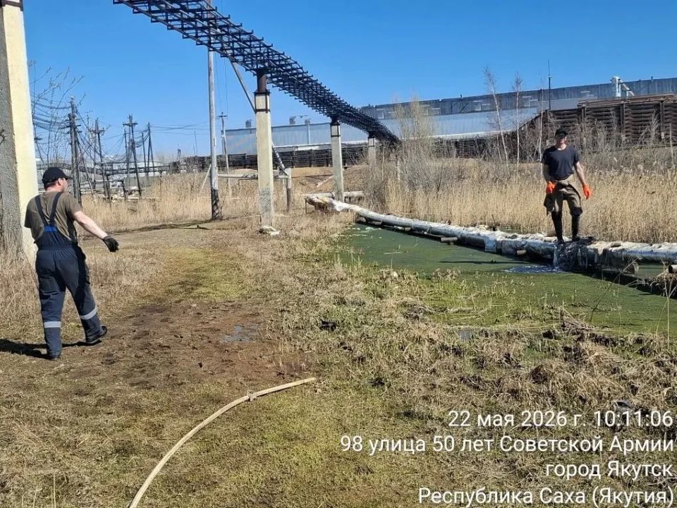 В рамках еженедельного городского субботника МУП «Жилкомсервис» проводит работы по восстановлению канализационной трубы от КНС «Десяткина» до сетей АО «Водоканал» В рамках еженедельного городского субботника МУП «Жилкомсервис» проводит работы по восстановлению канализационной трубы от КНС «Десяткина» до сетей АО «Водоканал»