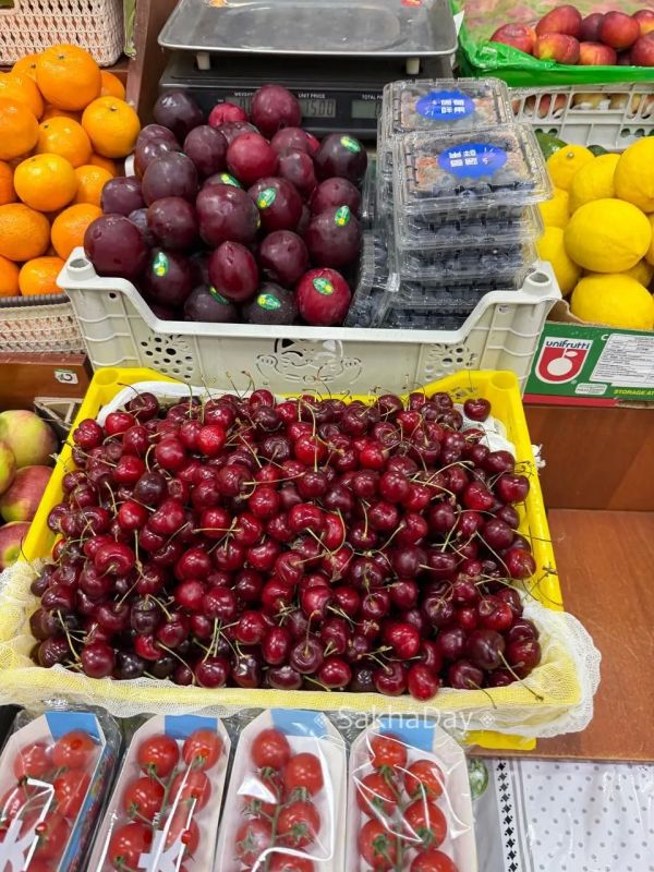 Стоимость вишни в Якутске - 1800 рублей за кг #дляsakhaday Стоимость вишни в Якутске - 1800 рублей за кг #дляsakhaday
