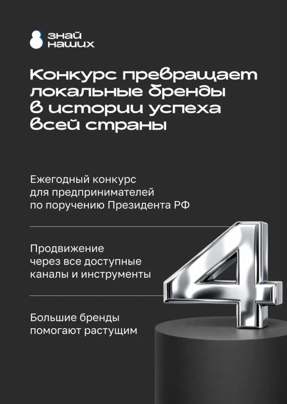 Стартовал четвертый сезон конкурса «Знай наших» для растущих российских брендов Стартовал четвертый сезон конкурса «Знай наших» для растущих российских брендов
