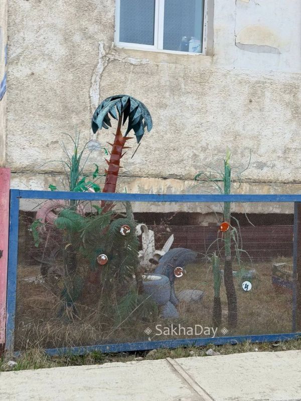 Нишевый дворик в Якутске. #дляsakhaday