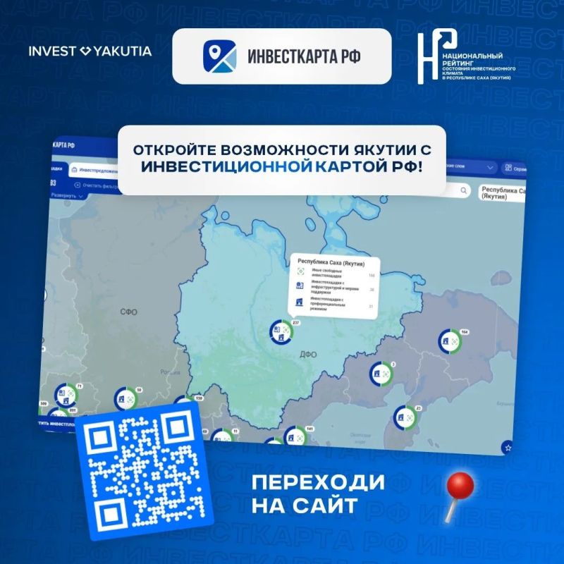 Откройте для себя возможности Якутии с Инвесткартой РФ — вашим надежным помощником в мире инвестиций!