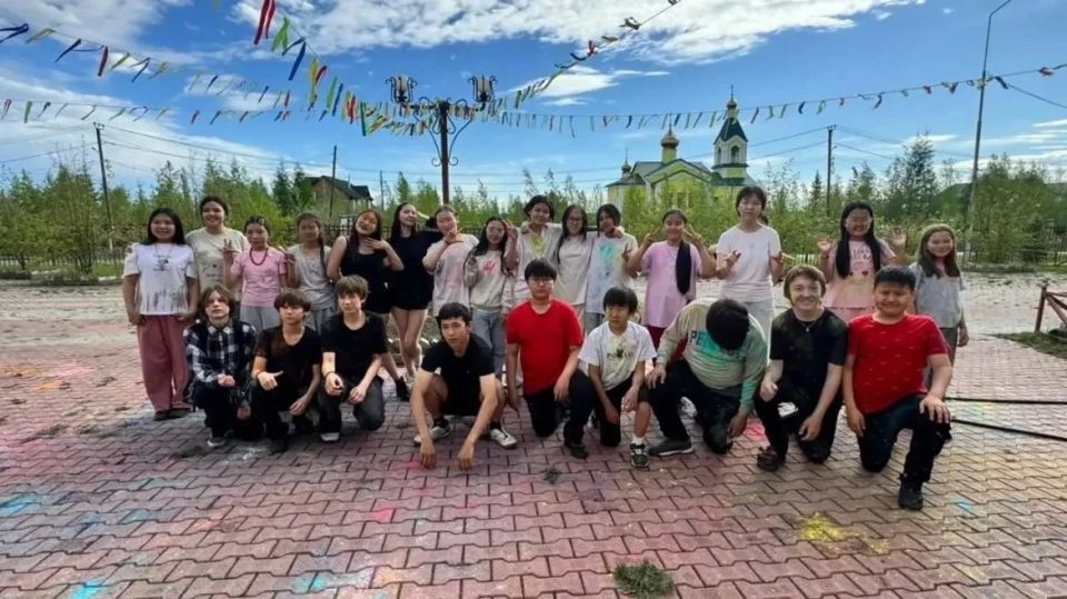 В Хандыге состоялось открытие лагеря «Кимберлит»