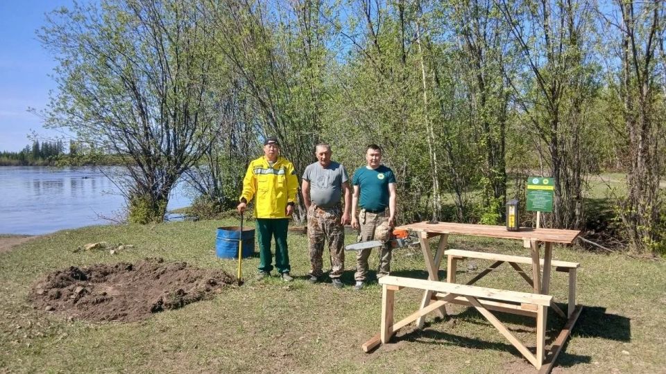 В Томпонском районе оборудована зона отдыха В Томпонском районе оборудована зона отдыха