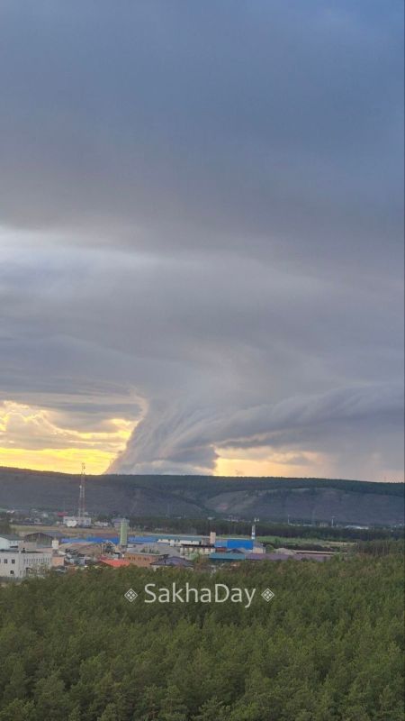 Странные облака. Фото подписчика @sakhaday