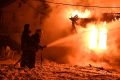 Пожар уничтожил дом на площади 80 квадратов