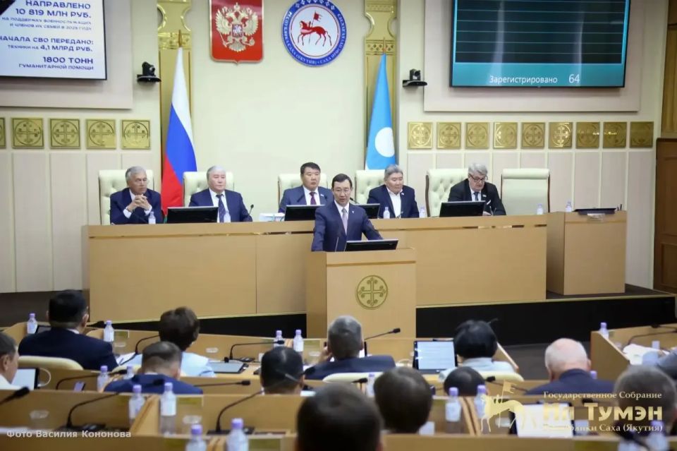 Айсен Николаев представил Ил Тумэну отчёт о деятельности Правительства Якутии за 2025 год