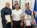 Леонид Спиридонов поздравил чемпиона Европы Валерия Ергалова с очередной международной победой