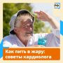 В жару нужно много пить! . Можно ли восполнять водный баланс с помощью чая и кофе, сколько литров в день считать нормой и как грамотно организовать питьевой режим — смотрим в карточках
