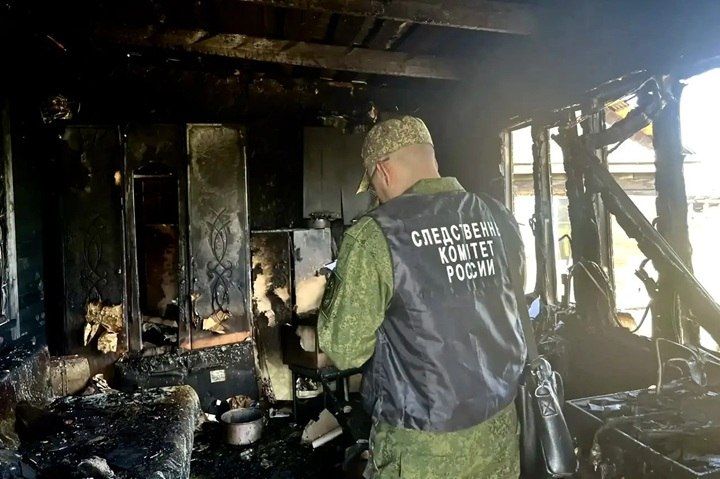 Бабушка с внуком погибли в результате пожара