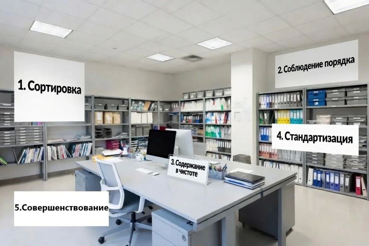 АО «Теплоэнергия» внедряет систему 5С в офисе