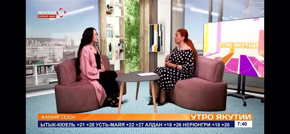 Кто находится в группе наибольшего риска, чем опасны высокие температуры и как защитить себя от перегрева рассказала врач терапевт отделения профилактики Поликлиники №1 Кюннэй Долгунова