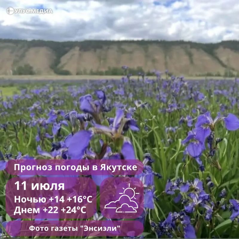 В Якутске в субботу ожидается гроза, в трех районах республики пройдут ливни