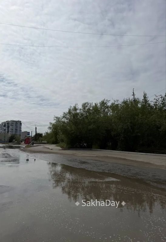После проливного дождя в Якутске После проливного дождя в Якутске
