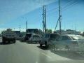 Очередь на газовую заправку в Якутске