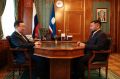 Айсен Николаев: Провел рабочую встречу с главой Якутска Евгением Григорьевым