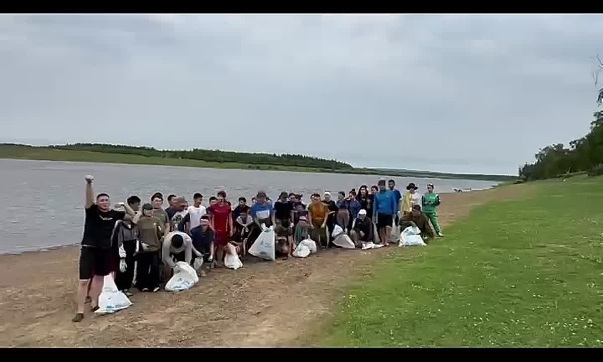 В рамках проекта #ЗеленыйЧетверг и в преддверии Дня реки Амга стартовал марафон субботников!