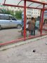 #пишут. Остановка Крестьянский рынок в сторону Дзержинского.Вот такой бардак
