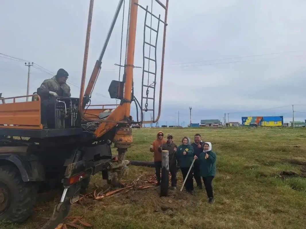 В селе Юрюнг-Хая Анабарского района заложен фундамент нового дома для ветерана специальной военной операции
