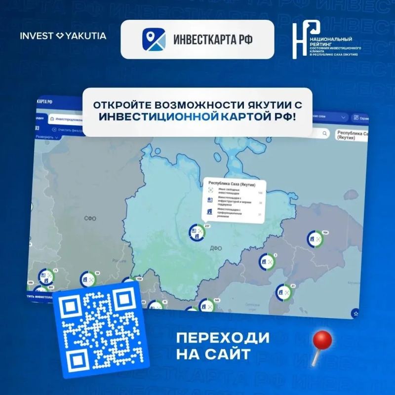 Откройте для себя возможности Якутии с Инвесткартой РФ — вашим надежным помощником в мире инвестиций!