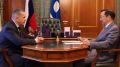 Заместитель Председателя Правительства РФ – полномочный представитель Президента РФ в ДФО Юрий Трутнев в Якутске провел рабочую встречу с Главой Республики Саха (Якутия) Айсеном Николаевым