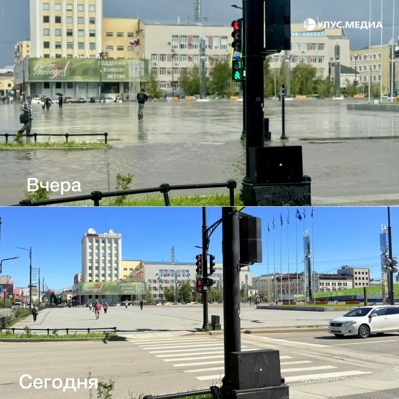 / Якутск спустя несколько часов после непогоды / Якутск спустя несколько часов после непогоды