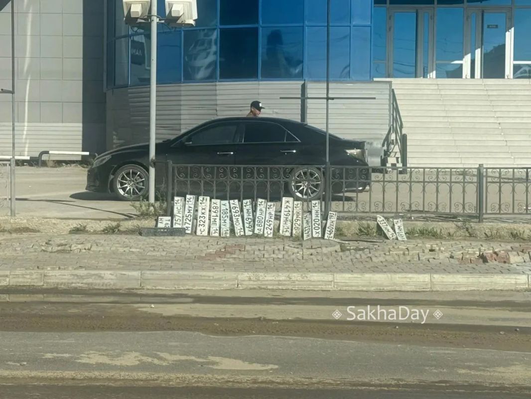 Кто еще потерял номера авто? Стоят возле "Палладиума"