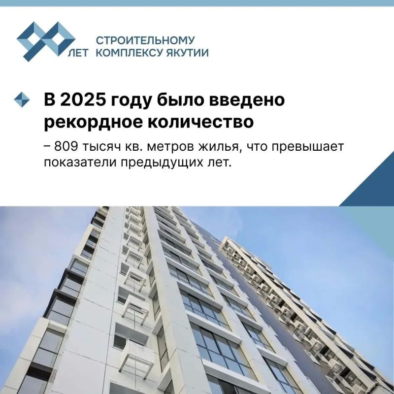Строительный комплекс Якутии отмечает 90-летие! Строительный комплекс Якутии отмечает 90-летие!